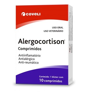 Anti-Inflamatório Coveli Alergocortison 10 Comprimidos
