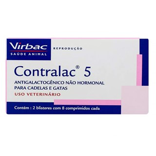 Antigalactogênico Virbac Contralac 5 - 16 comprimidos