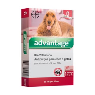 Antipulgas Bayer Advantage Para Cães De 10 a 25kg
