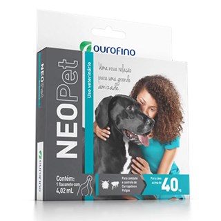 Antipulgas e Carrapatos Ourofino Neopet 4.02ml para Cães acima de 40kg