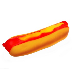 Brinquedo Chalesco Hot Dog De Vinil Para Cães