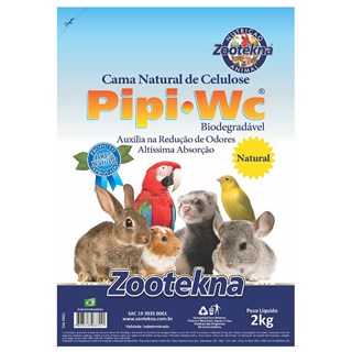 Cama Natural Zootekna Pipi Pet Para Roedores