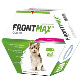Coleira Antipulgas Frontmax para Cães de até 4kg
