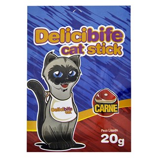 Pestico Deliciosso Delicibife Cat Stick Sabor Carne Para Gatos