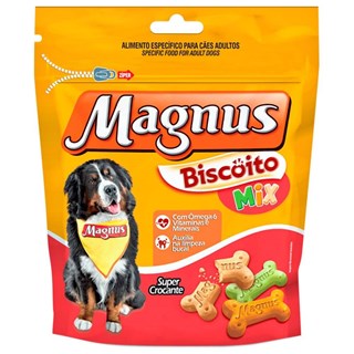 Petisco Magnus Biscoito Croc Mix para Cães Adultos