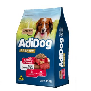 Ração Adimax Adidog Sabor Carne Para Cães Adultos