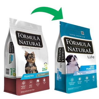 Ração Fórmula Natural Super Premium para Cães Filhotes Raças Minis e Pequenas