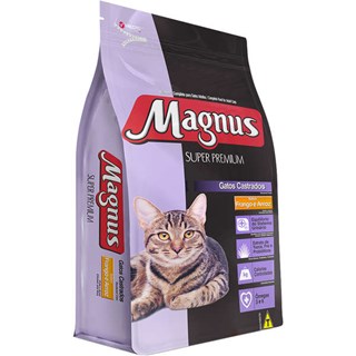 Ração Magnus Frango e Arroz Para Gatos Castrados