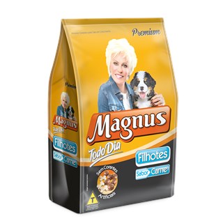 Ração Magnus Premium Carne para Cães Filhotes