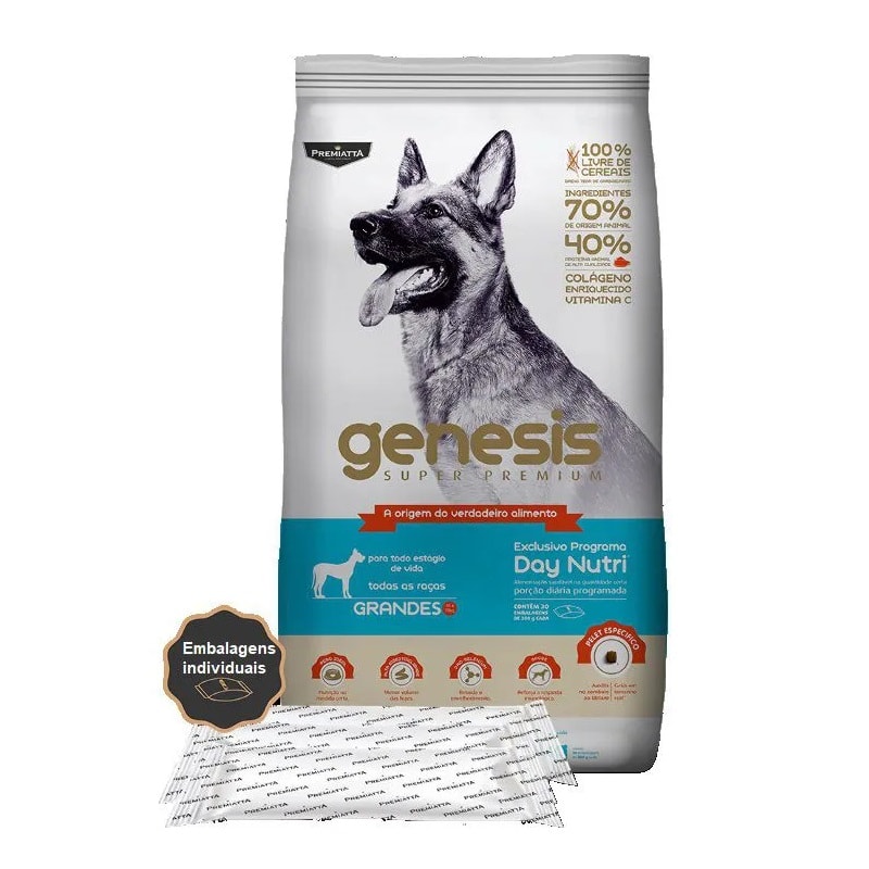 Ração Premiatta Genesis Super Premium para Cães de Raças Grandes