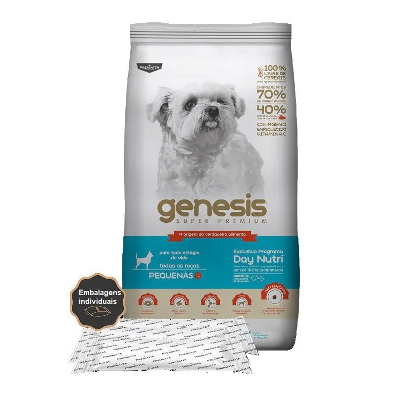 Ração Premiatta Genesis Super Premium para Cães de Raças Pequenas