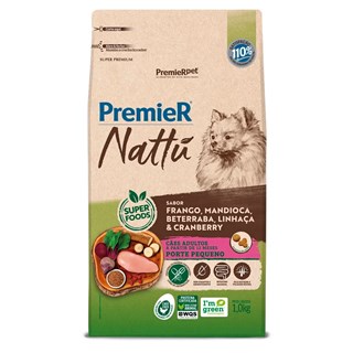 Produto Ração Premier Nattu Sabor Mandioca para Cães Adultos de Raças Pequenas