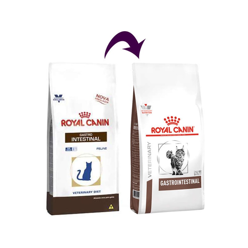 Ração Royal Canin Feline Veterinary Diet Gastro Intestinal para Gatos
