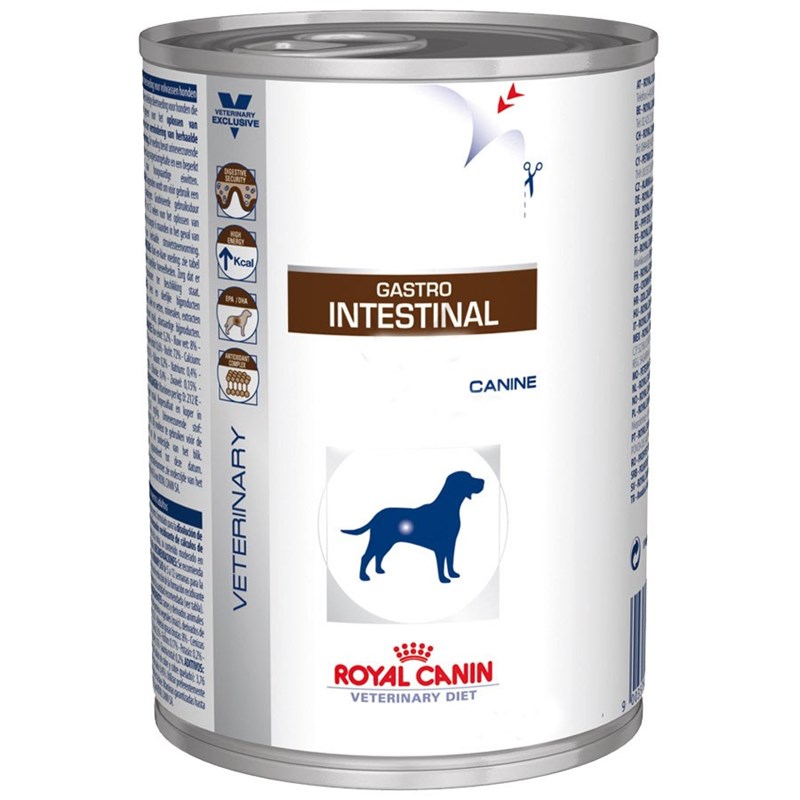 Ração Royal Canin Lata Canine Veterinary Diet Gastro Intestinal - 400 g ...