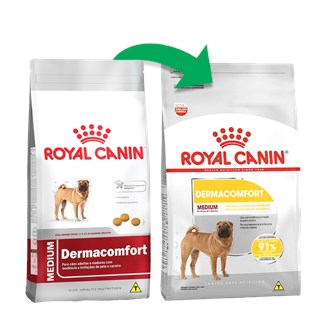 Ração Royal Canin Medium Dermaconfort Para Cães De Raças Médias
