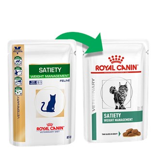 Ração Royal Canin Sachê Satiety Weight Management Para Gatos