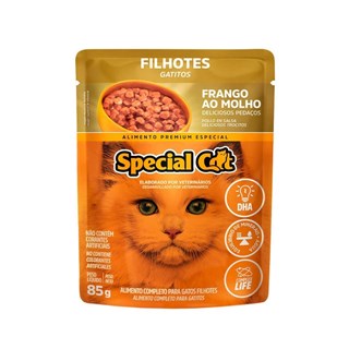 Ração Úmida Special Cat Sabor Frango Para Gatos Filhotes