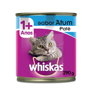 Ração Úmida Whiskas Lata Atum ao Molho para Gatos Adultos