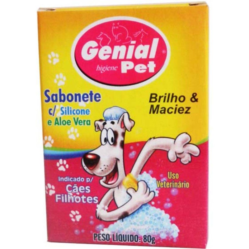 Sabonete Genial Pet Para Cães Aloe Vera - Agroverde SR