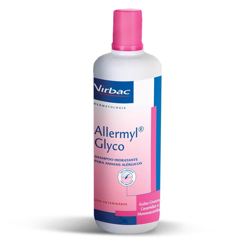 Shampoo Hidratante Virbac Allermyl Glyco Para Cães e Gatos Alérgicos