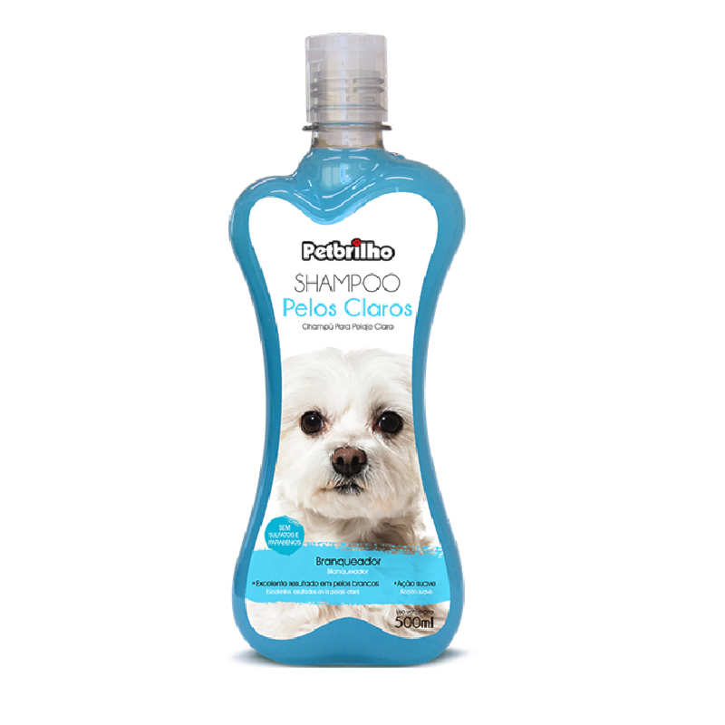 Shampoo Petbrilho Pelos Claros Para Cães e Gatos Agroverde SR