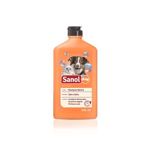 Shampoo Sanol Dog Neutro Para Cães e Gatos