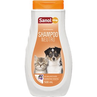 Shampoo Sanol Dog Neutro Para Cães e Gatos