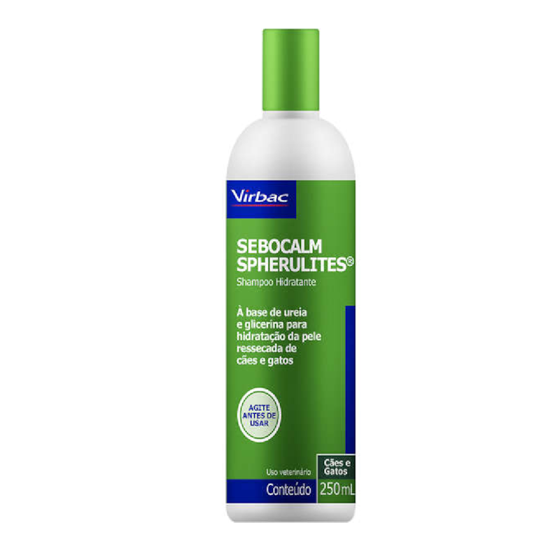 Shampoo Virbac Sebocalm Spherulites para Seborreia 250 mL Agroverde SR