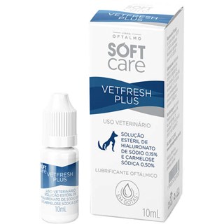 Solução Oftalmológica Pet Society Soft Care Vetfresh Plus para Cães e Gatos