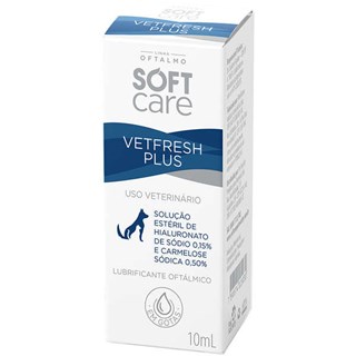 Solução Oftalmológica Pet Society Soft Care Vetfresh Plus para Cães e Gatos
